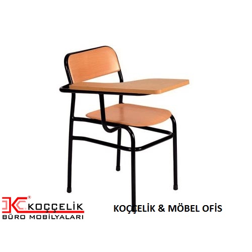KC3111 Yazı tablalı Konferans sandalyesi, verzalit konferans sandalyesi