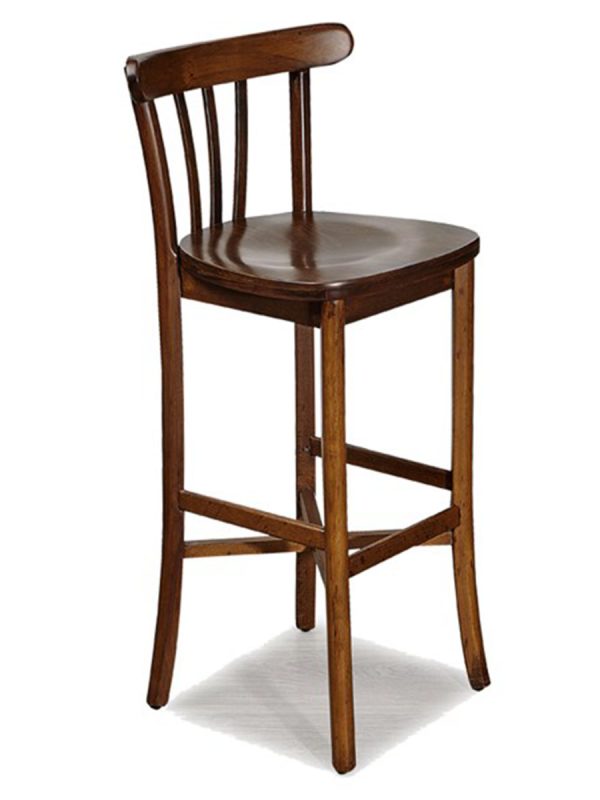 Ahşap Bar Sandalyesi