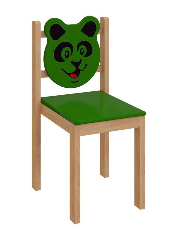 Ahşap Figürlü Anaokulu Sandalyesi