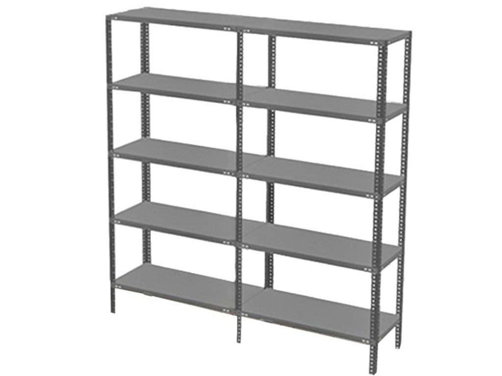 İkili 5 Katlı Çelik Raf