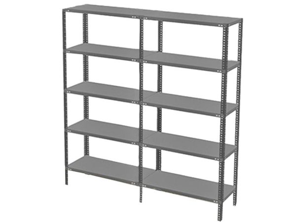 İkili 5 Katlı Çelik Raf