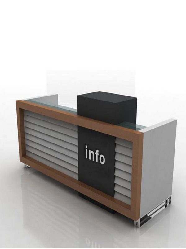 Gri Ceviz Ofis Bankosu