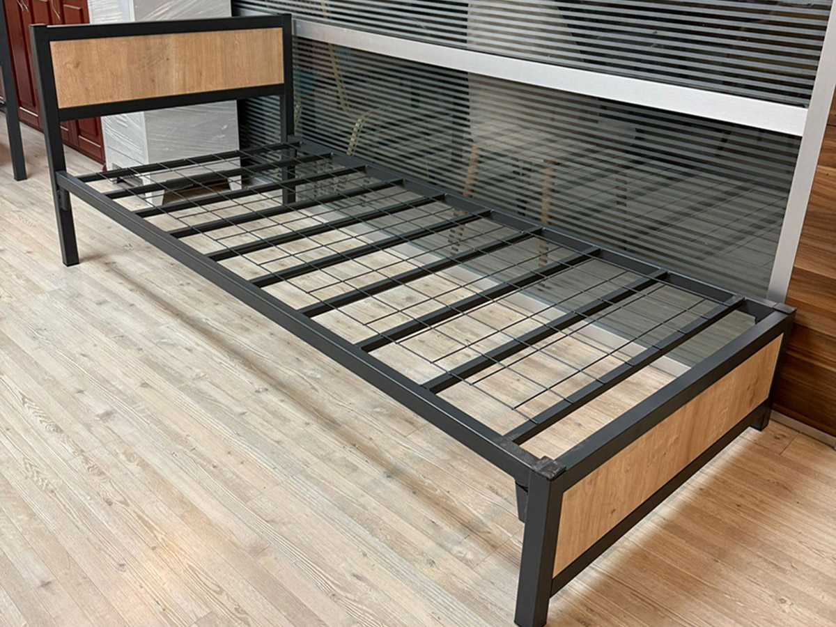 tek-katli-ranza-metal-karyola Tek Kişilik Demir Karyola